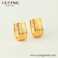 97028 Xuping Fashion 24K chapado en oro de moda traje de Huggie pendientes